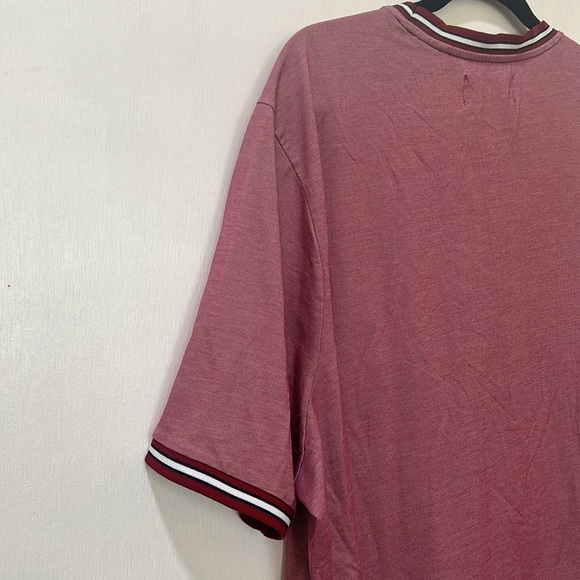 ORIGINAL PENGUIN RINGER TSHIRT MEN SIZE XXL PINK SHORT SLEEVE PLAID - Picture 5 of 10